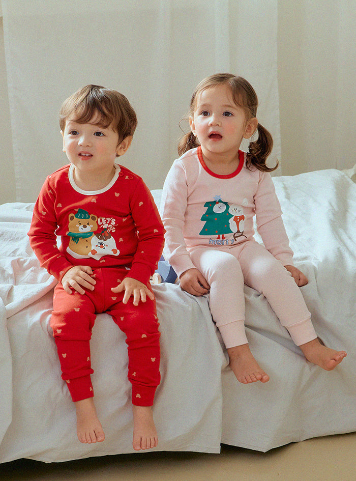 SALE 室內服團購 (30/9截單) 無螢光長袖套裝 Christmas 24 LS31