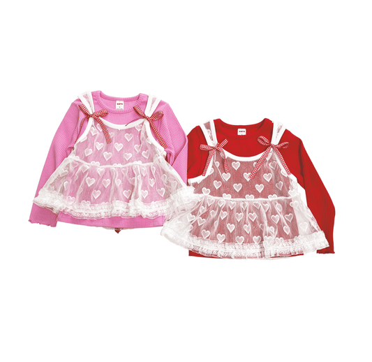 韓國童裝 26春 | SE23 茱莉安層次T (90~130cm)