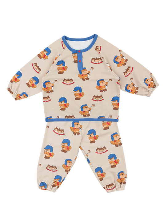 25FW 新款 室內服團購 (30/9截單) 無螢光長袖套裝(90-140) LS71