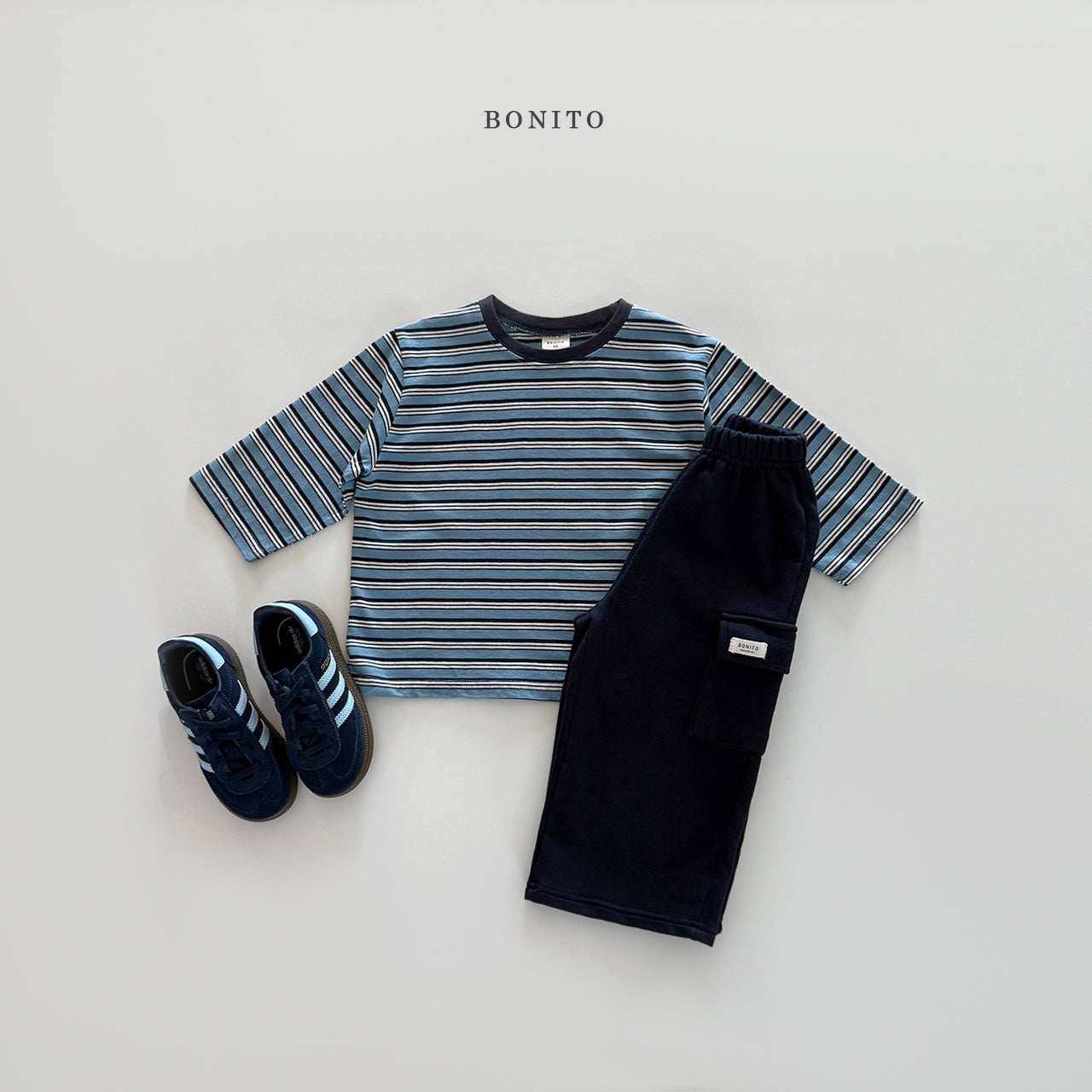 韓國童裝 25秋| BT25339 BONITO POCKET PANTS (70-140CM)