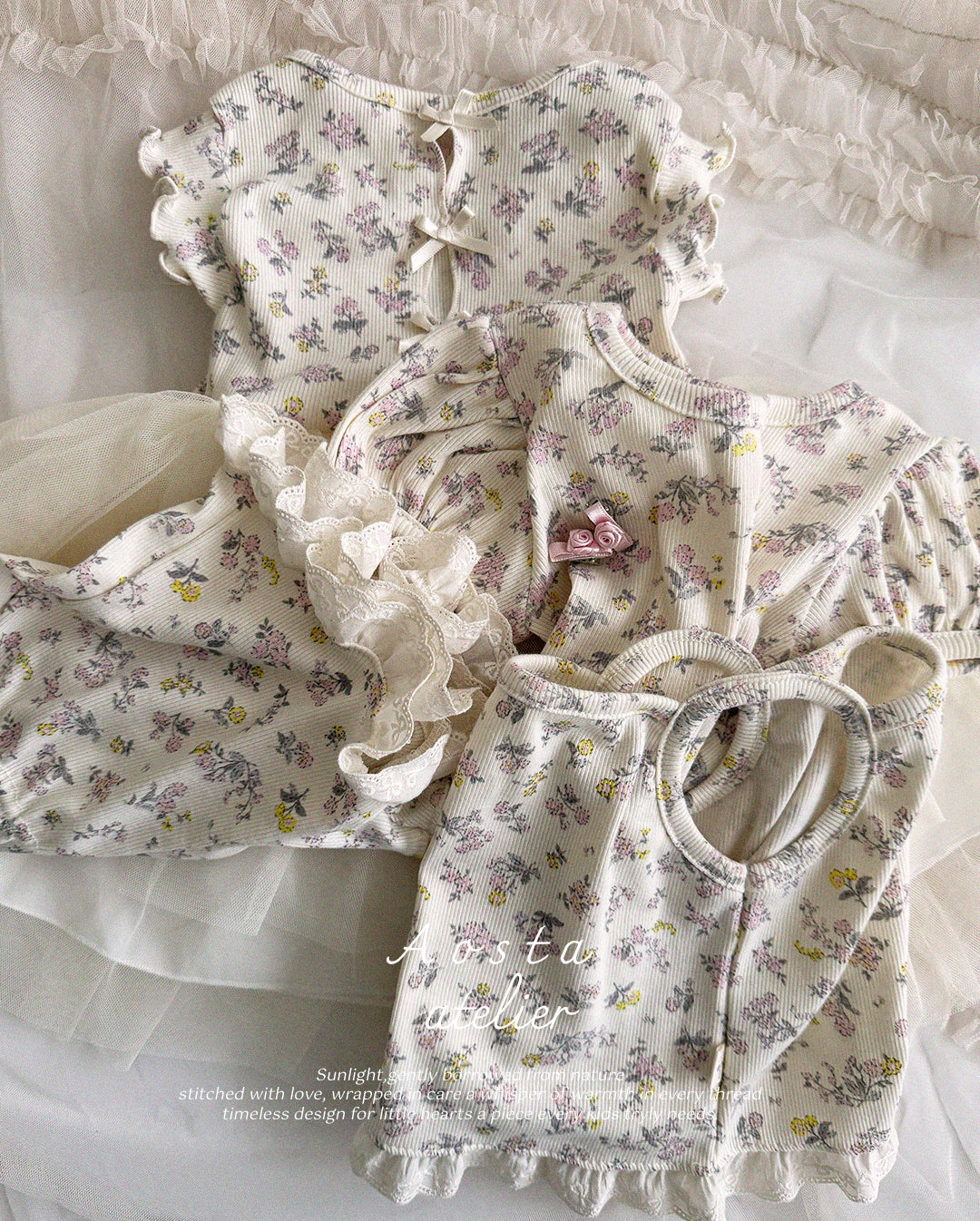 現貨▷ 韓國童裝 25夏 | AO25230 LALA BLOUSE (100/110)