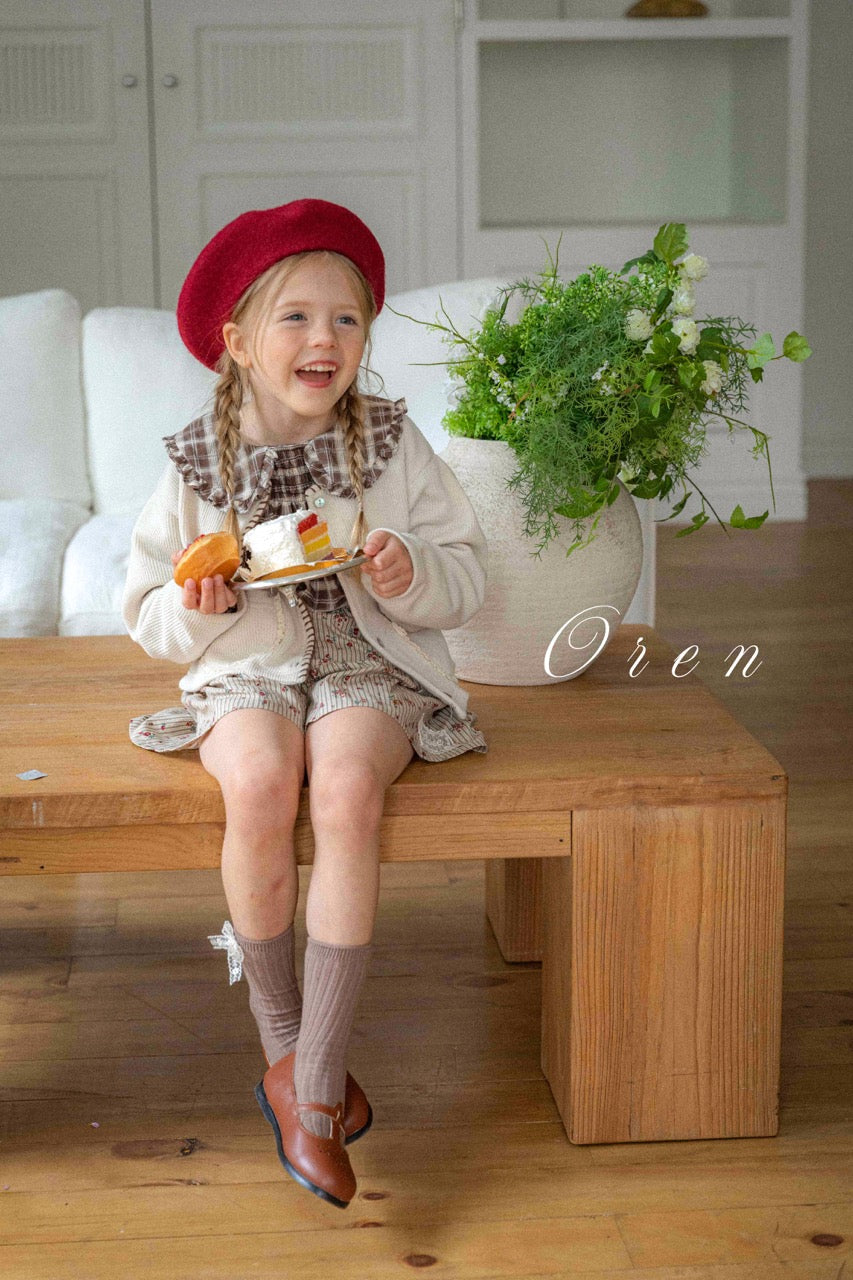 韓國童裝 25秋 | OR25342 Leah Melo Cardigan
