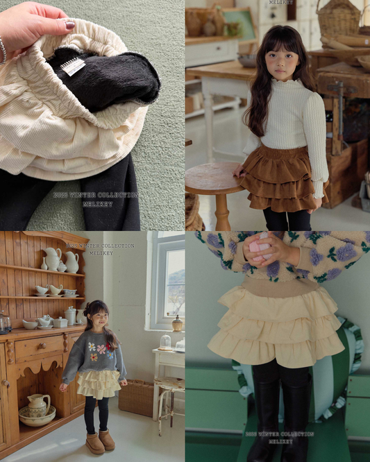 韓國童裝 25秋冬 | ME25430 Skirt Leggings