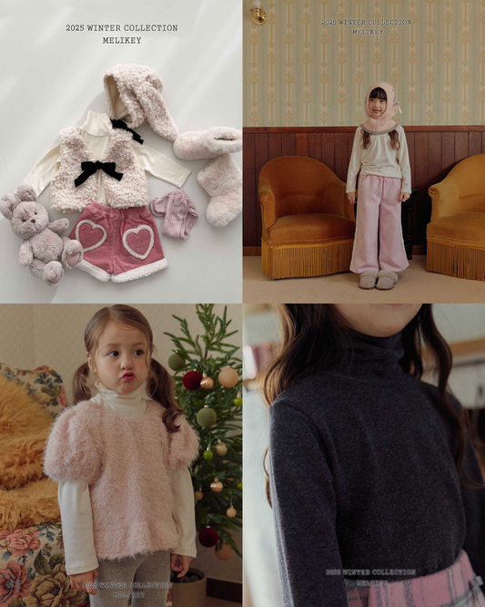 韓國童裝 25秋冬 | ME25431 Mock Tee