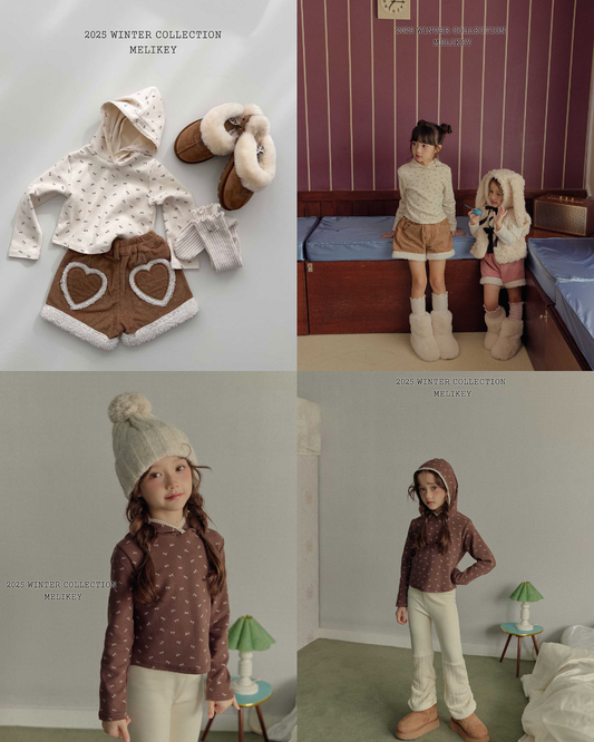 韓國童裝 25秋冬 | ME25432 Hooded Tee