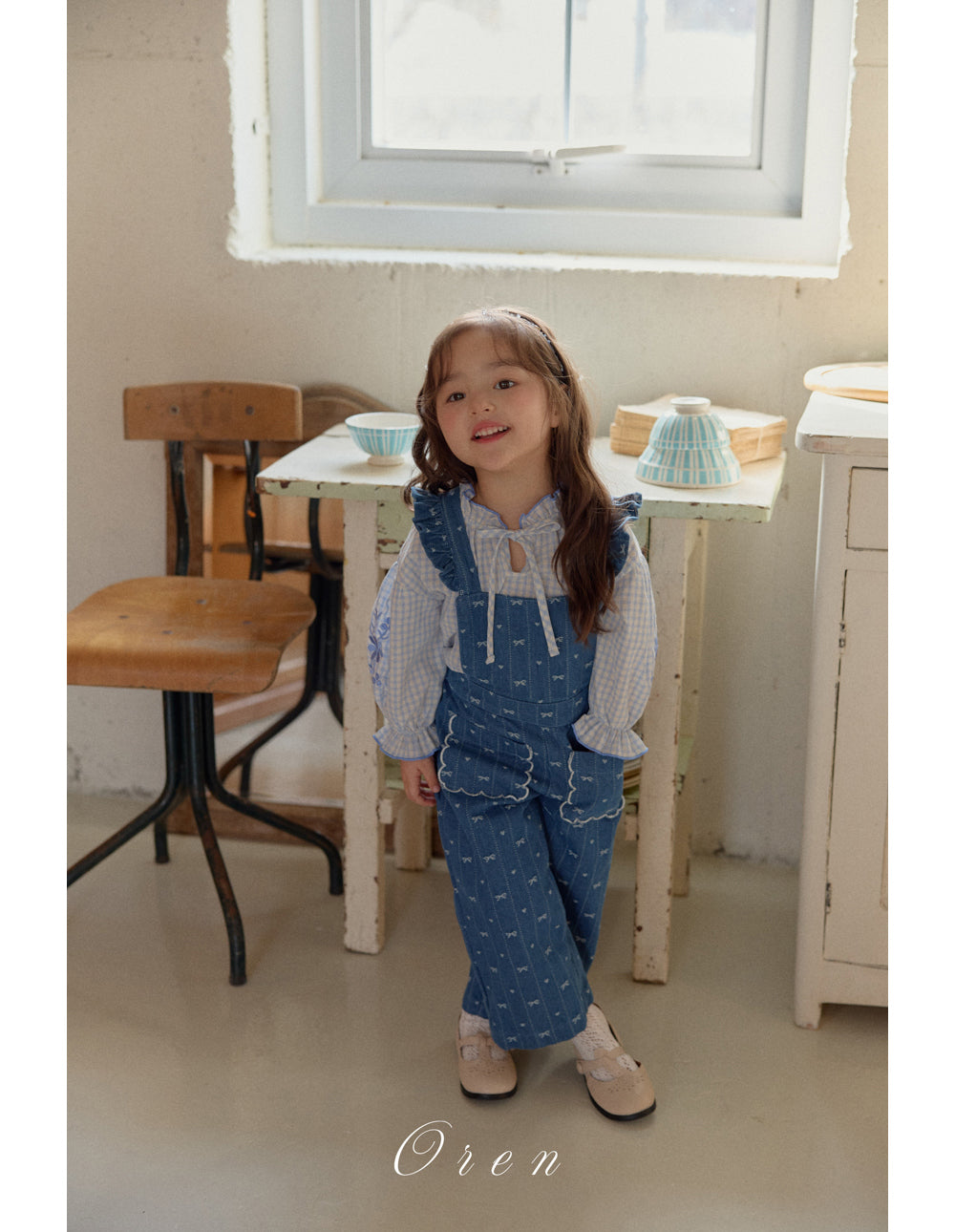 韓國童裝 26春 | OR41 Bell Pocket Overalls (85~120cm)