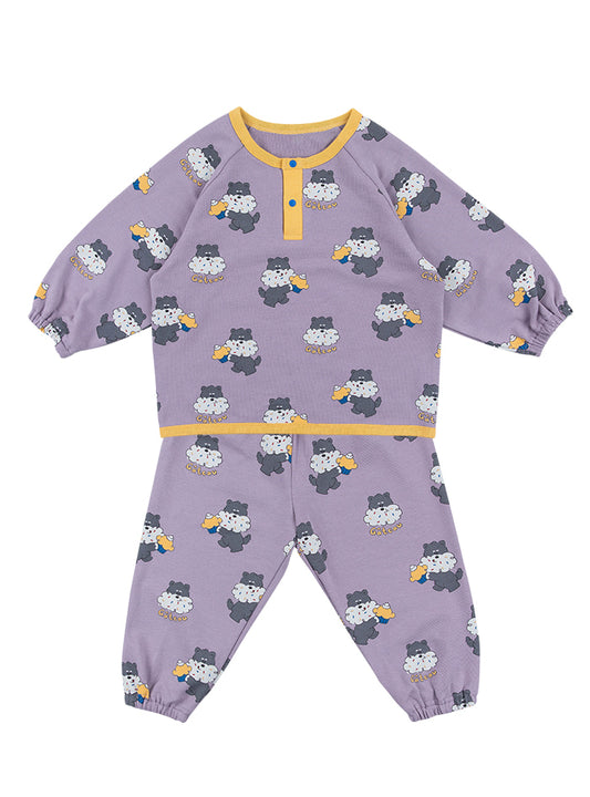 25FW 新款 室內服團購 (30/9截單) 無螢光長袖套裝(90-140) LS67