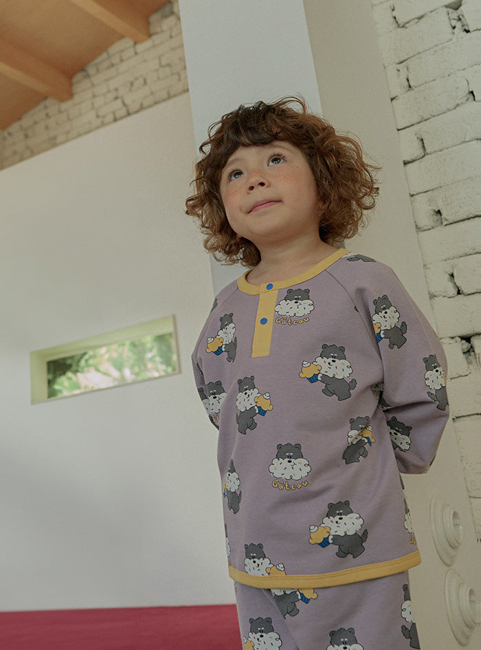 25FW 新款 室內服團購 (30/9截單) 無螢光長袖套裝(90-140) LS67