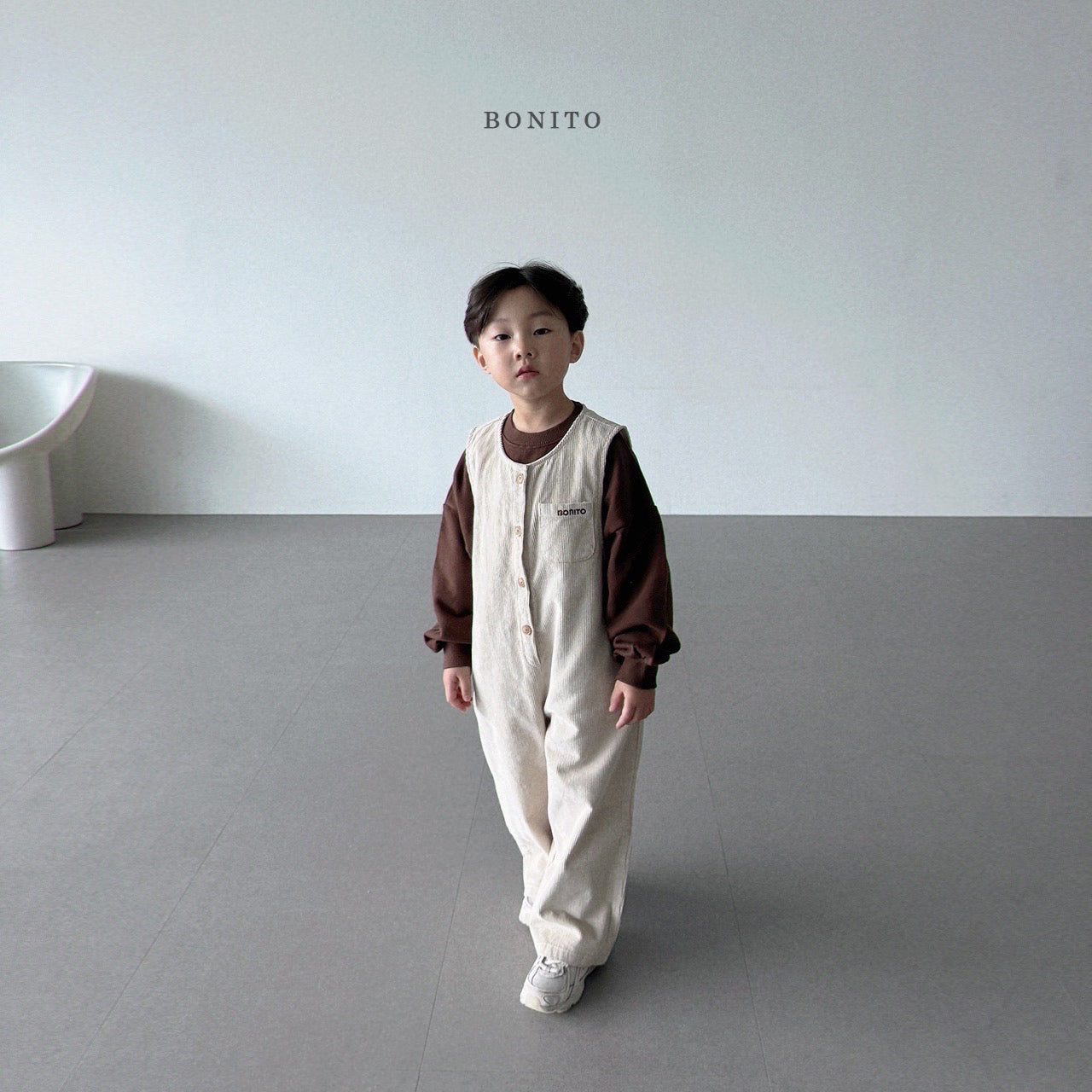 韓國童裝 25秋| BT25335 BONITO OVERALL (70-125CM)