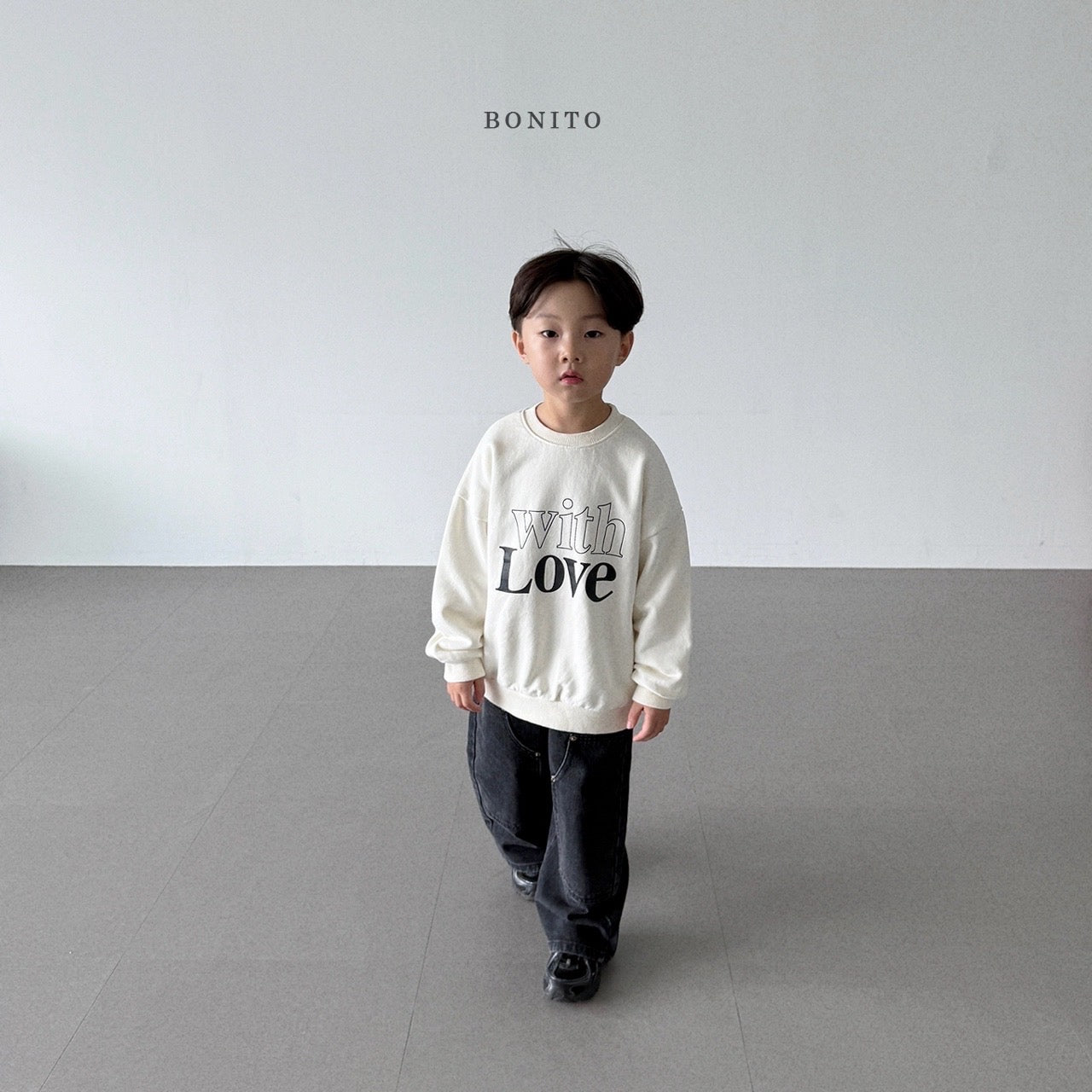 韓國童裝 25秋| BT25323 LOVE MTM (70-140CM)
