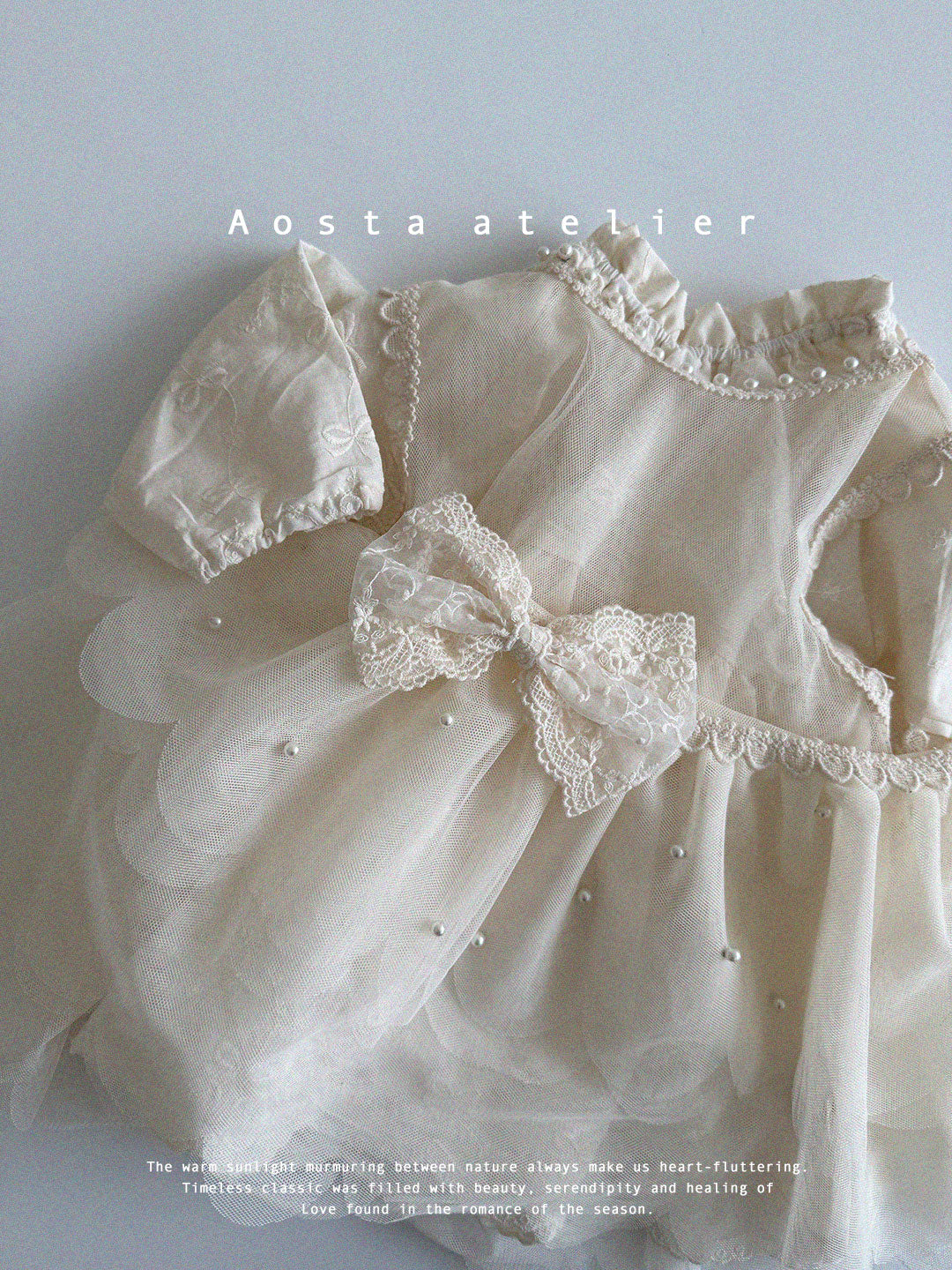 現貨▷ 韓國童裝 25春 | AO25115 LACE VEST (free size)