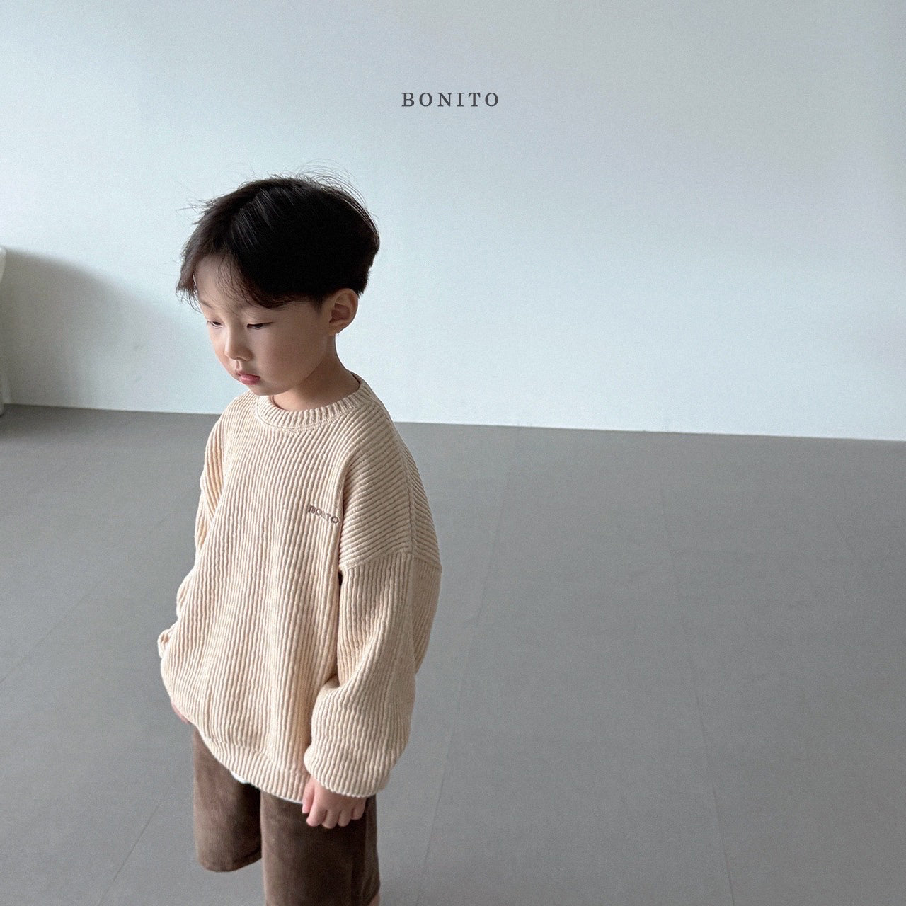 韓國童裝 25秋| BT25313 KNIT MTM (70-140CM)