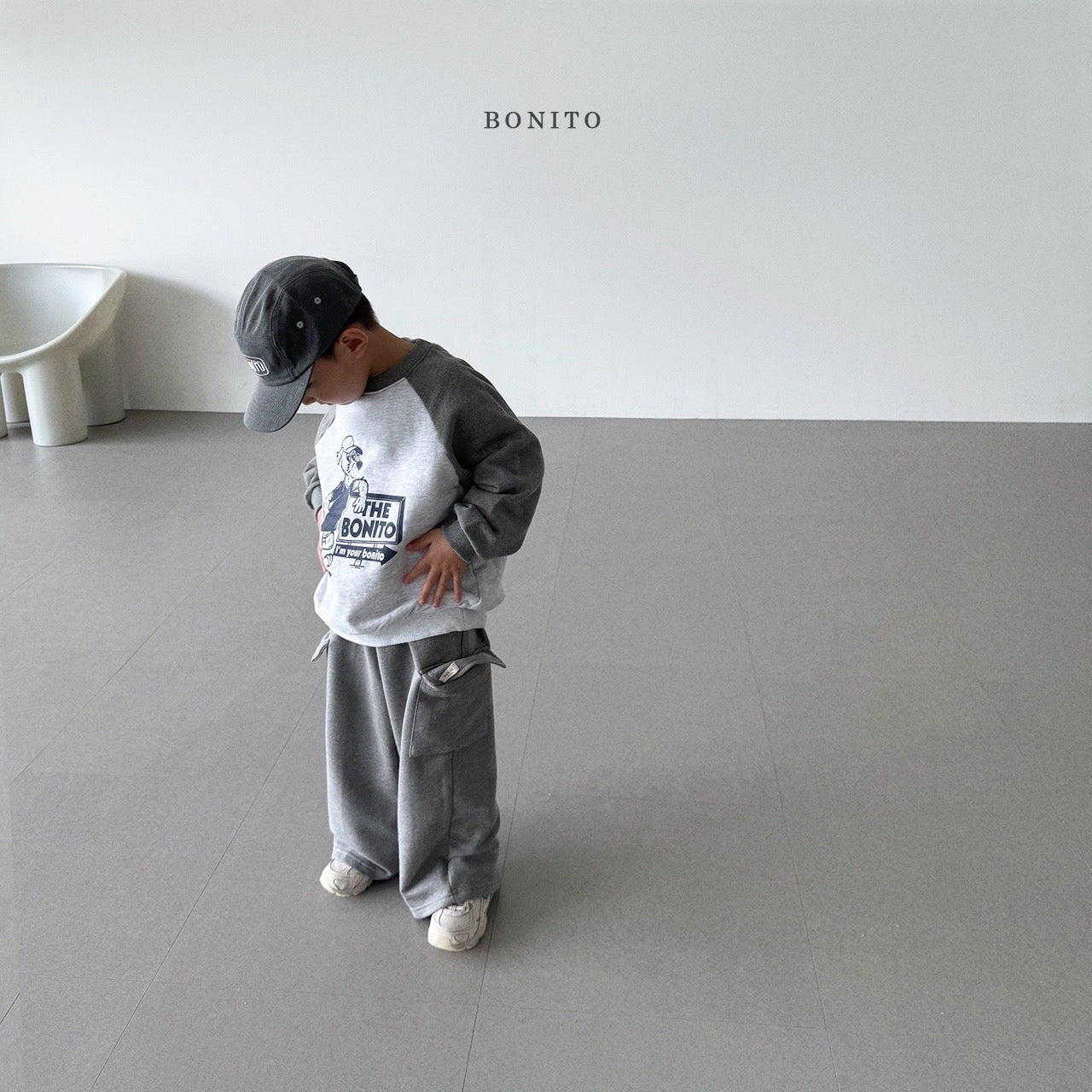 韓國童裝 25秋| BT25339 BONITO POCKET PANTS (70-140CM)