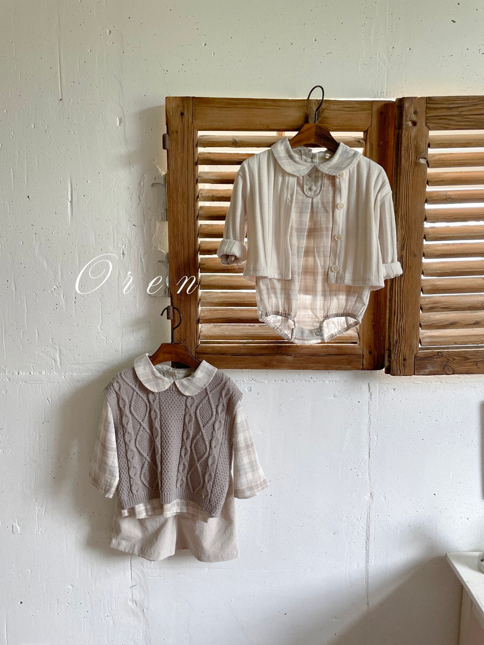 韓國童裝 25秋 | OR25321 Knit Vest