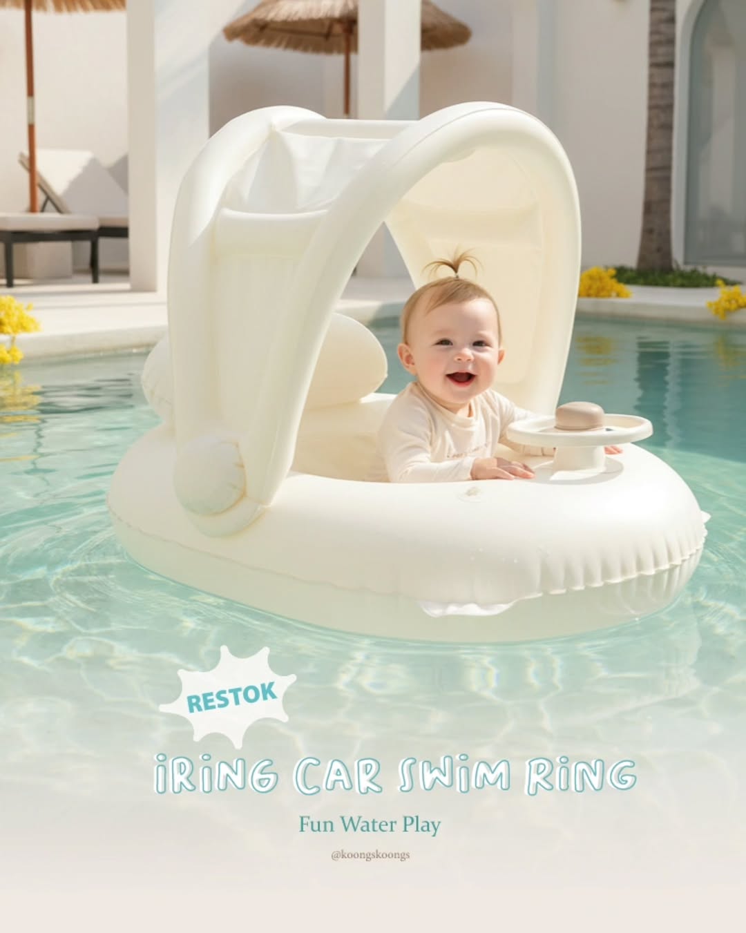 韓國嬰幼兒用品 | Koongskoongs Baby Swim Tube Parasol Walker Tube 水泡