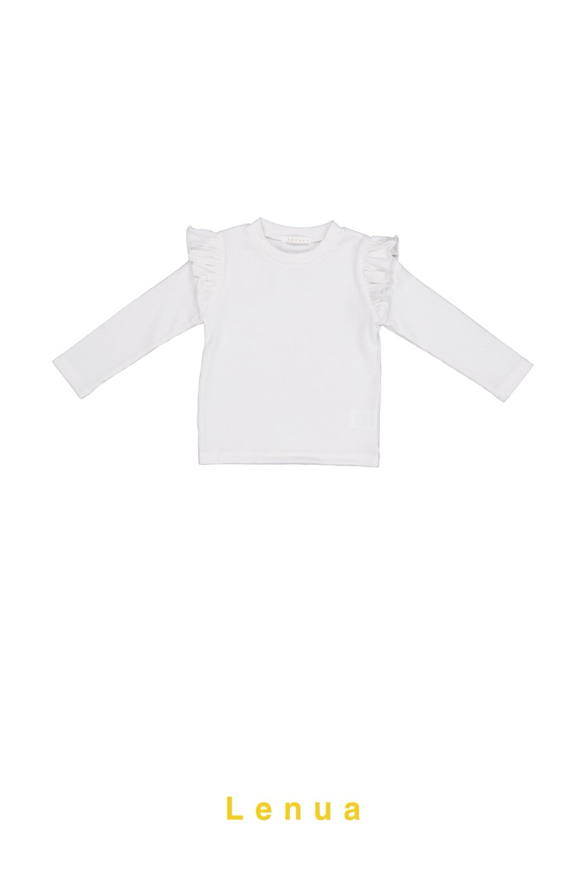 韓國童裝 26春 | LU26 Wing Ribbed Tee (80-130cm)