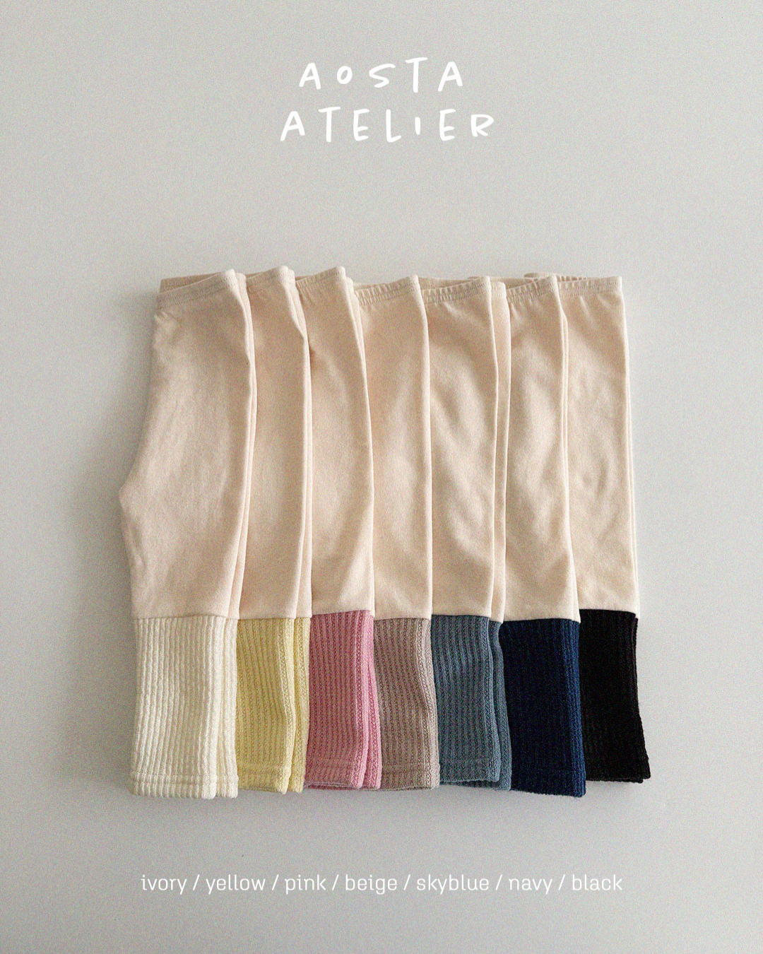 現貨▷ 韓國童裝 25春 | AO25137 CHEWY LEGGINGS (80/90/100)
