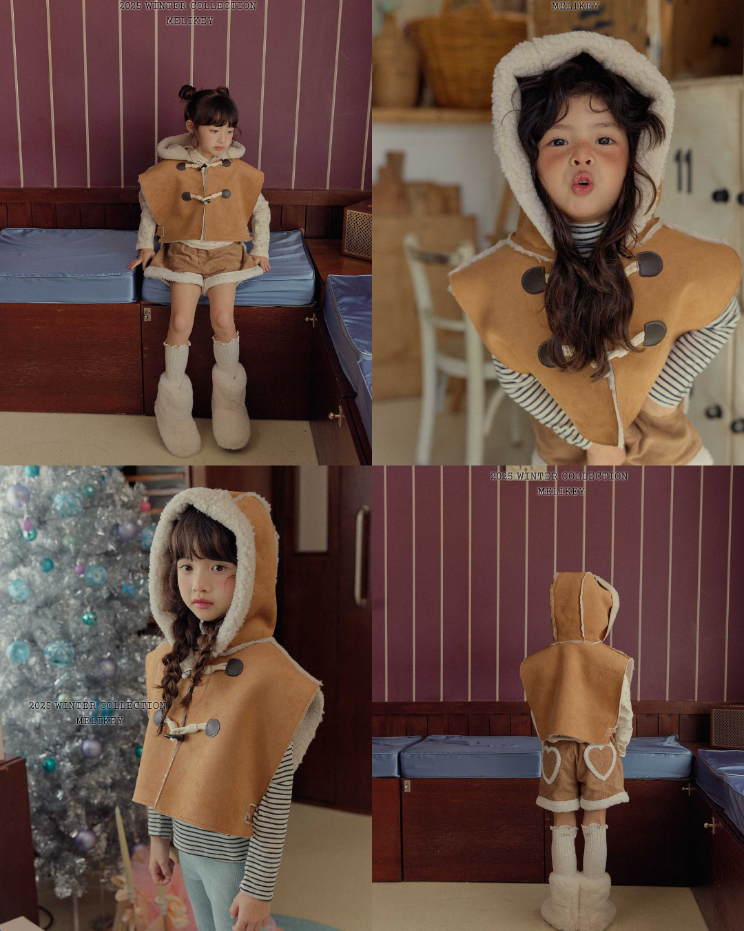 韓國童裝 25秋冬 | ME25438 Winter Vest