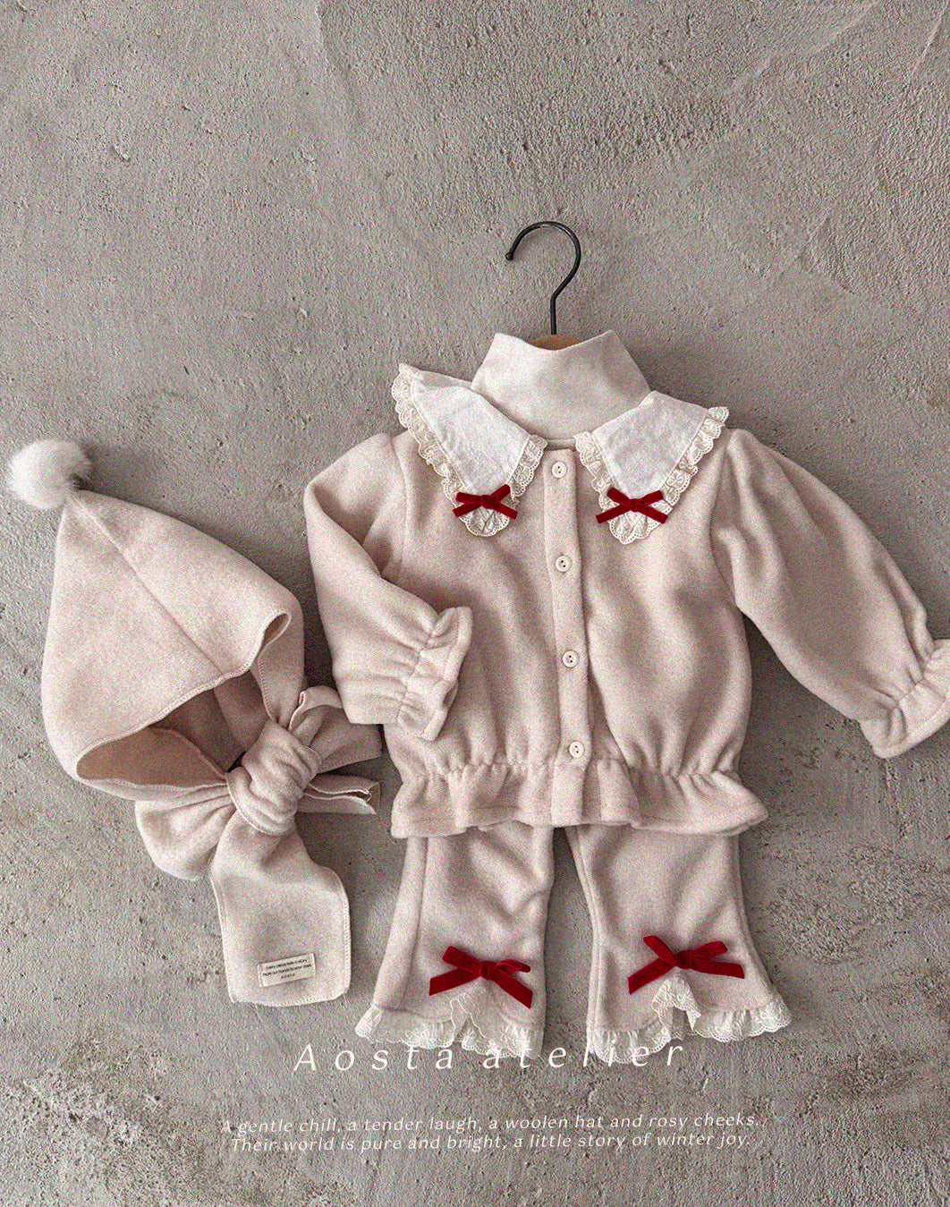 韓國童裝 25秋冬 | AO25448 Winter Blouse