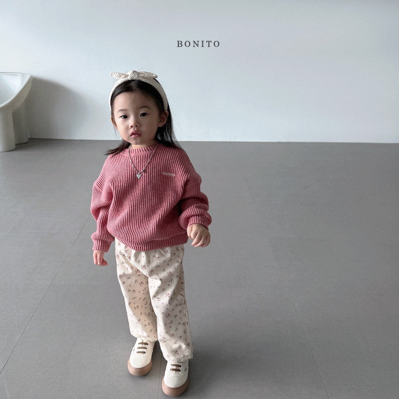 韓國童裝 25秋| BT25313 KNIT MTM (70-140CM)