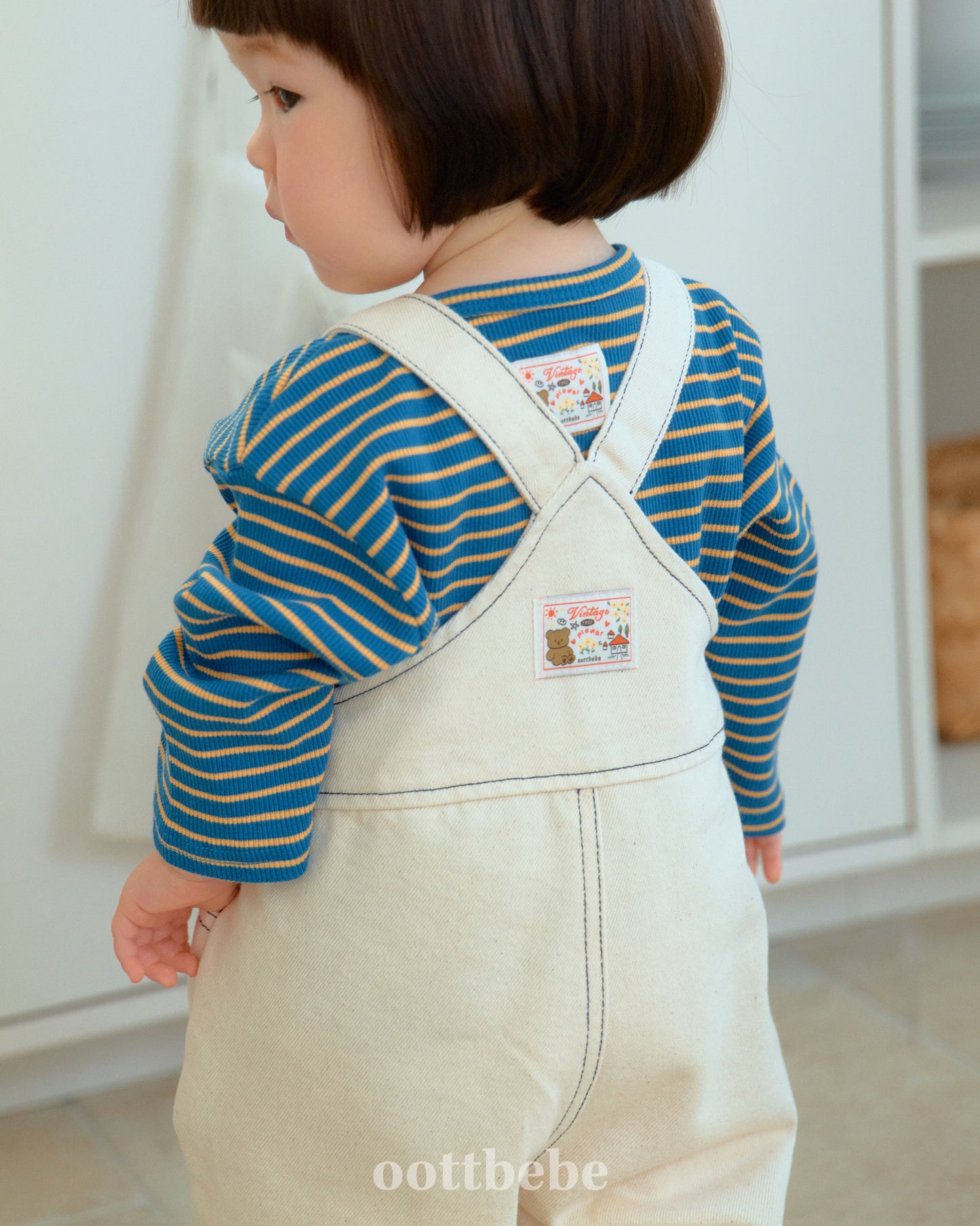 韓國童裝 | OT25327 Denim Overall
