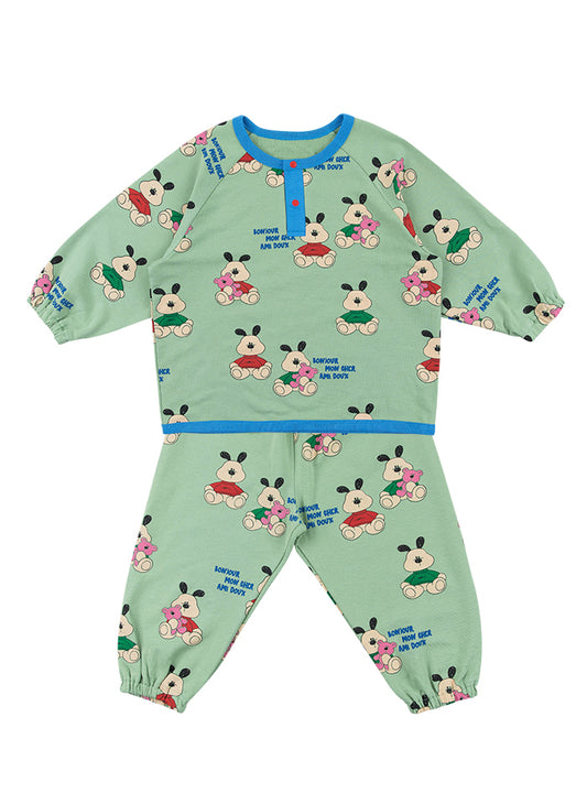 25FW 新款 室內服團購 (30/9截單) 無螢光長袖套裝(90-140) LS68