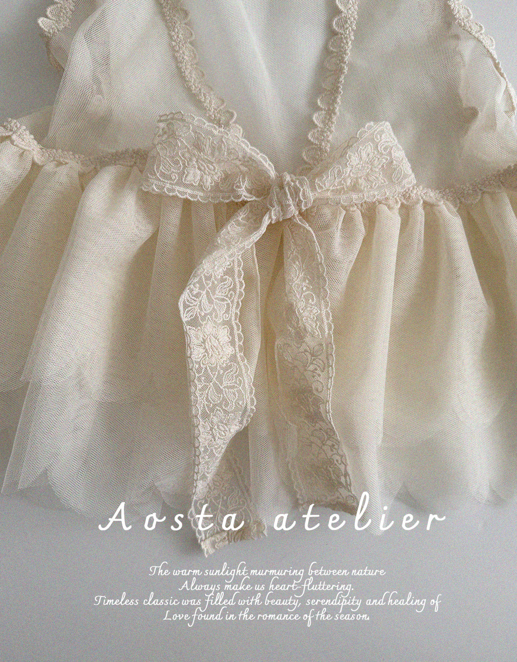 現貨▷ 韓國童裝 25春 | AO25115 LACE VEST (free size)