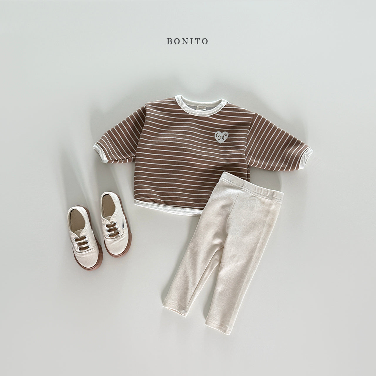 韓國童裝 25秋| BT25308 BEBE) BABY TOP AND BOTTOM SET (60-85cm)