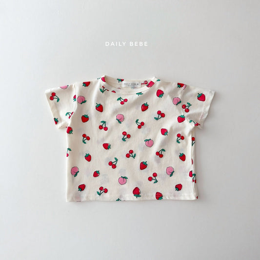 韓國童裝 26夏| DD17 Pattern Short Sleeve Tee (75-140cm)