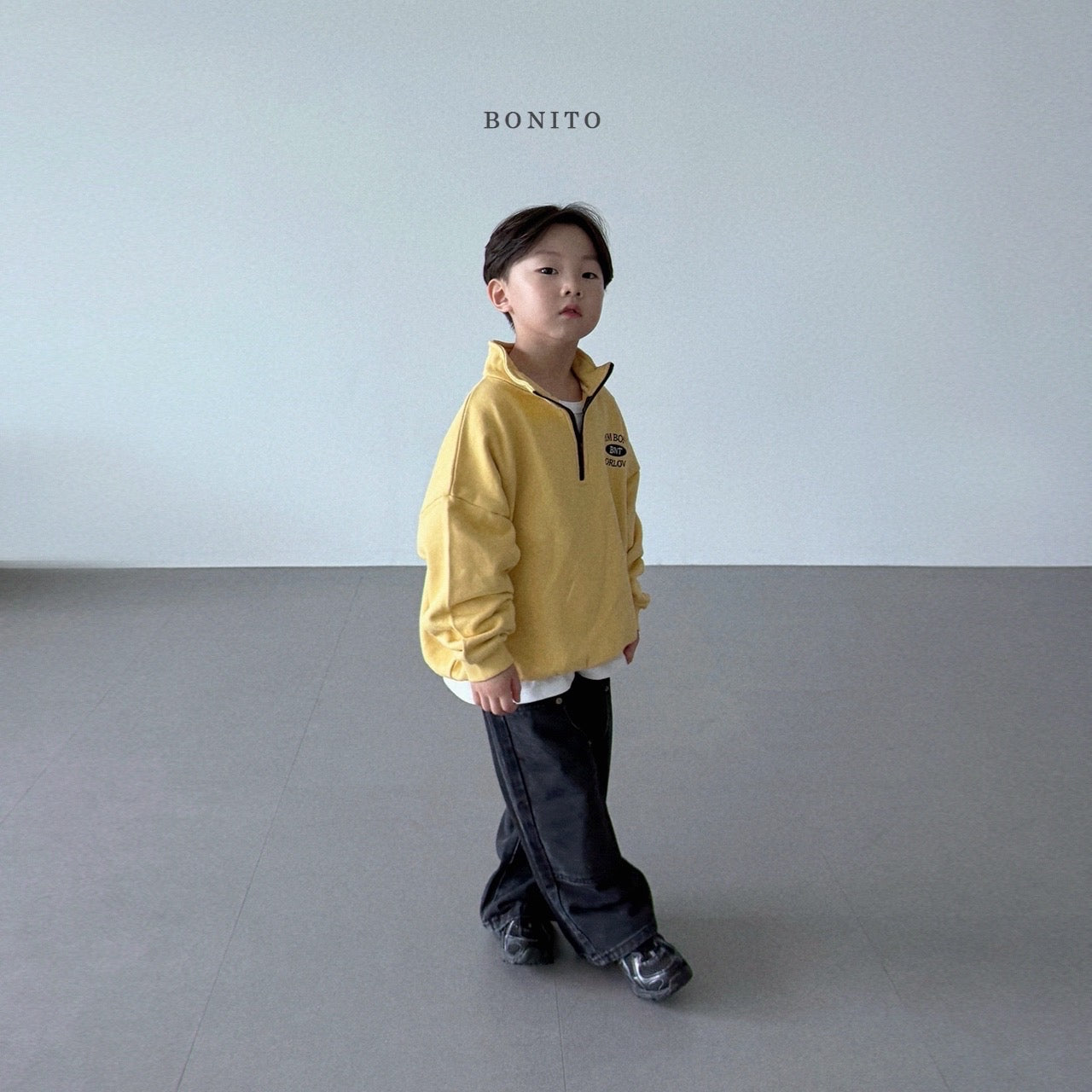 韓國童裝 25秋| BT25330 ZIP UP MTM (70-140CM)