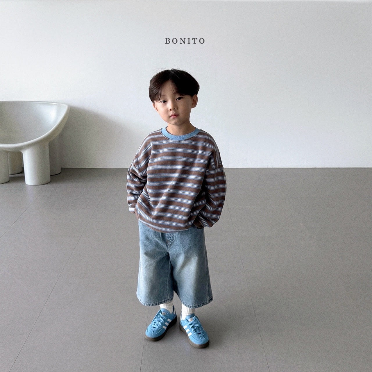 韓國童裝 25秋| BT25311 STRIPE MTM (70-140CM) (副本)