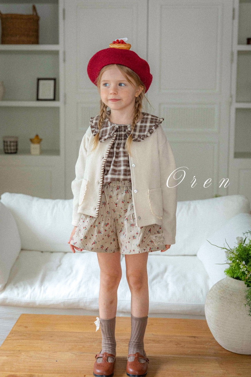 韓國童裝 25秋 | OR25342 Leah Melo Cardigan