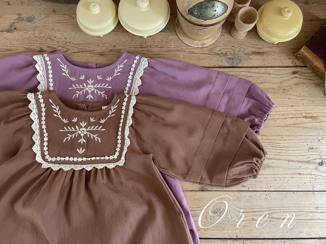 韓國童裝 25秋 | OR25339 Beauty Fleur One Piece