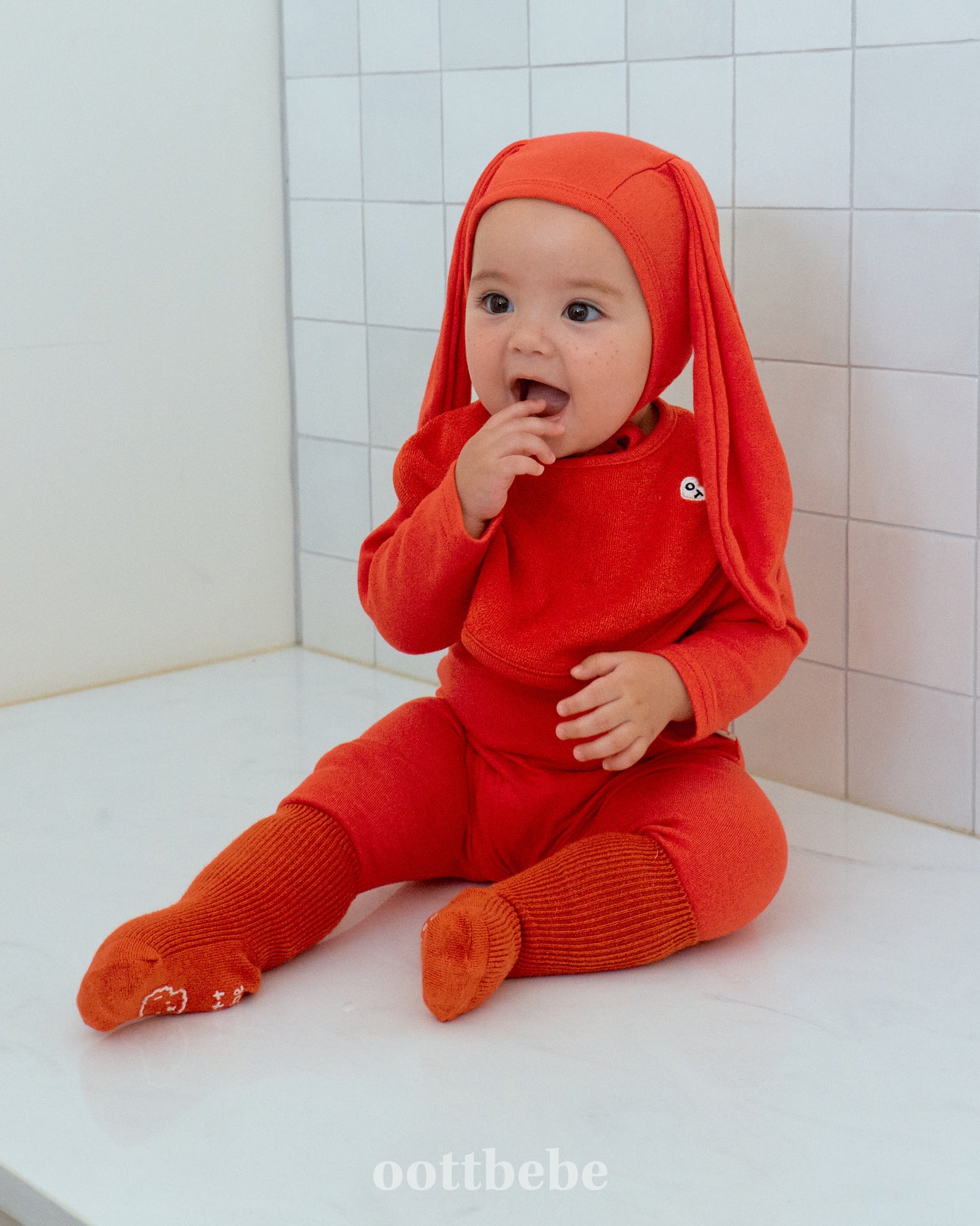 韓國童裝 | OT25314 Rainbow Baby Bib