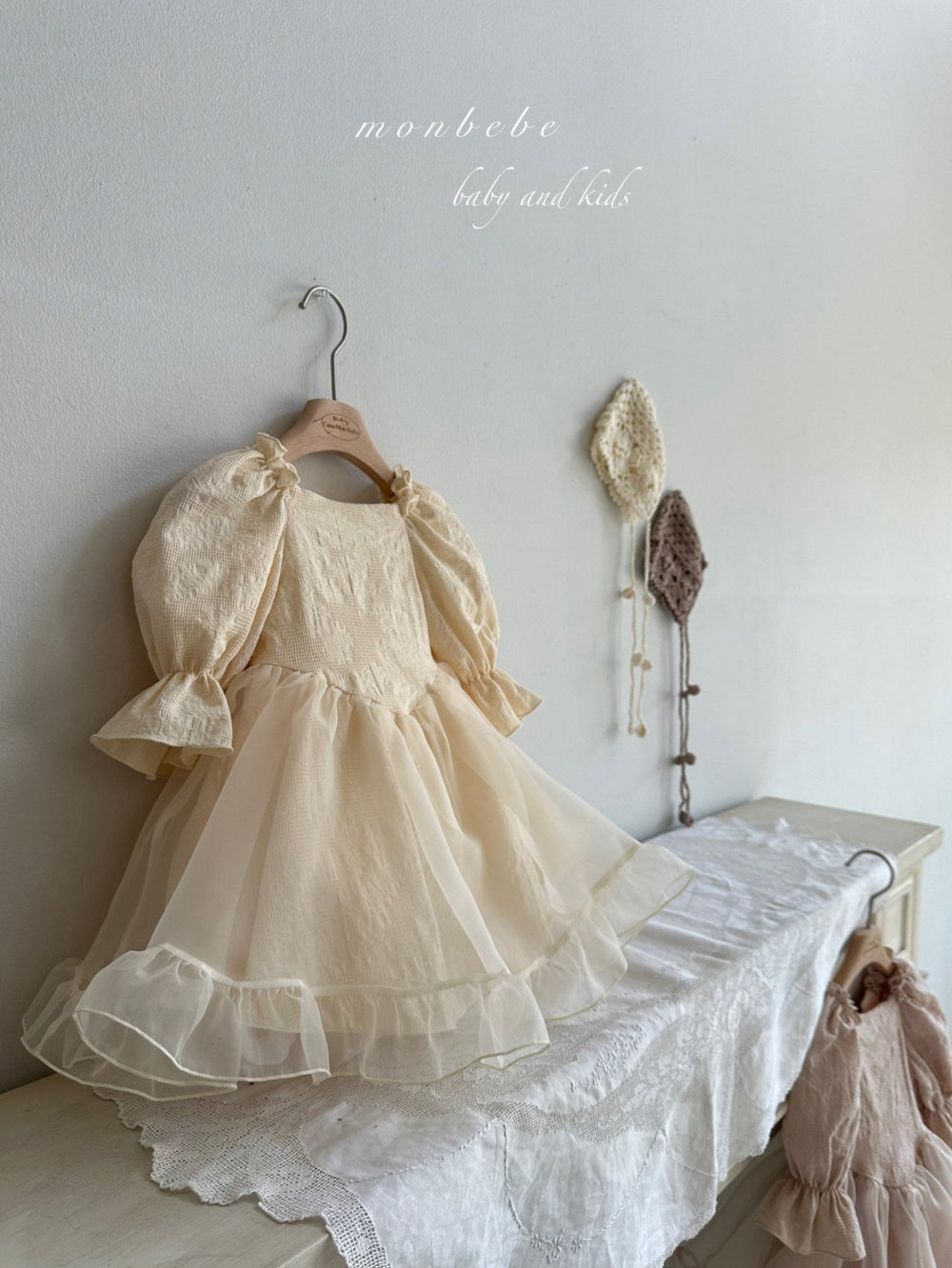 韓國童裝 25春| MB25107 LEAH DRESS KIDS OPS