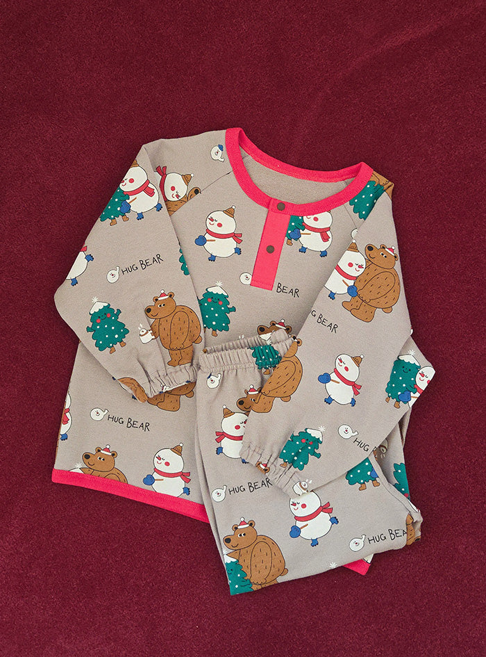 25FW 新款 室內服團購 (30/9截單) 無螢光長袖套裝(90-140) LS69