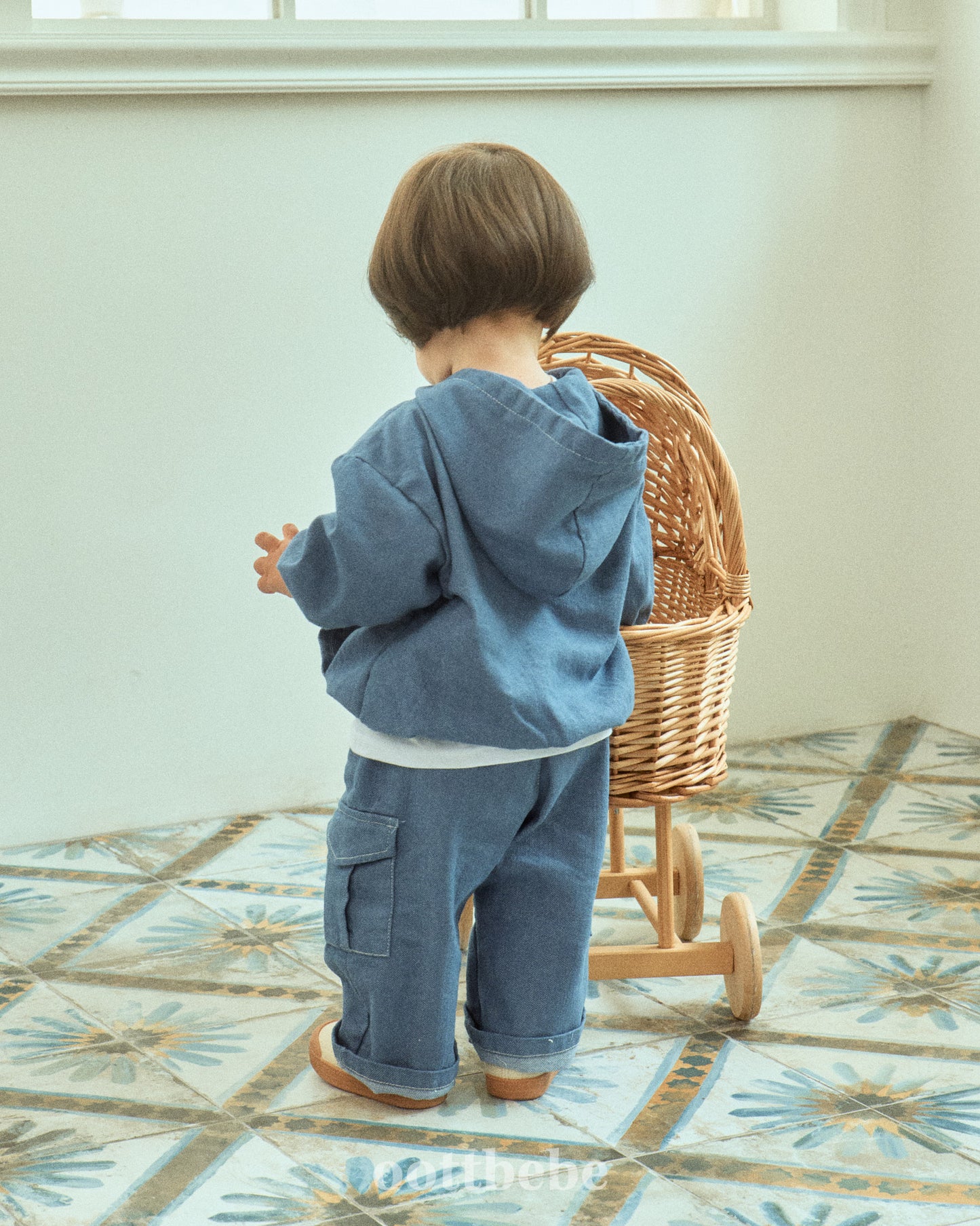 韓國童裝 | OT25367 Denim Pants