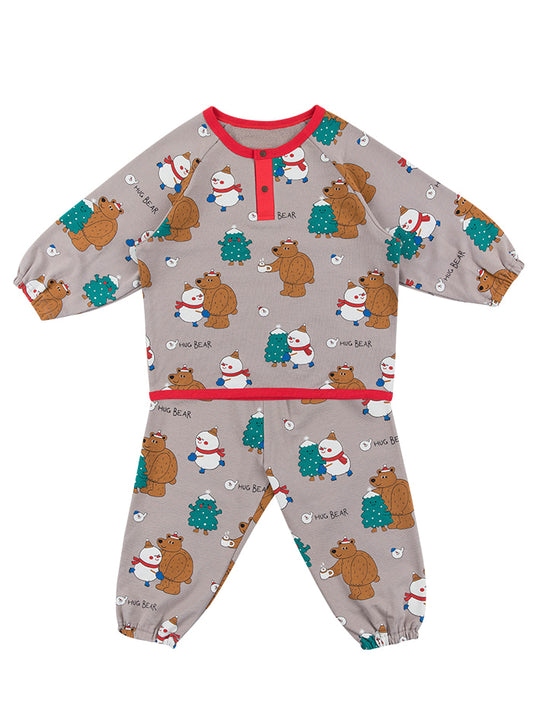 25FW 新款 室內服團購 (30/9截單) 無螢光長袖套裝(90-140) LS69