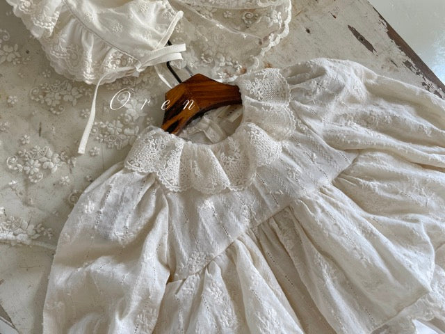 韓國童裝 25秋 | OR25302 Lace Bonnet