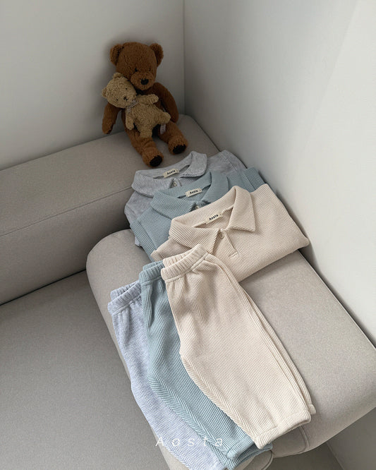 韓國童裝 26春 | AO26136 Waffle Pants