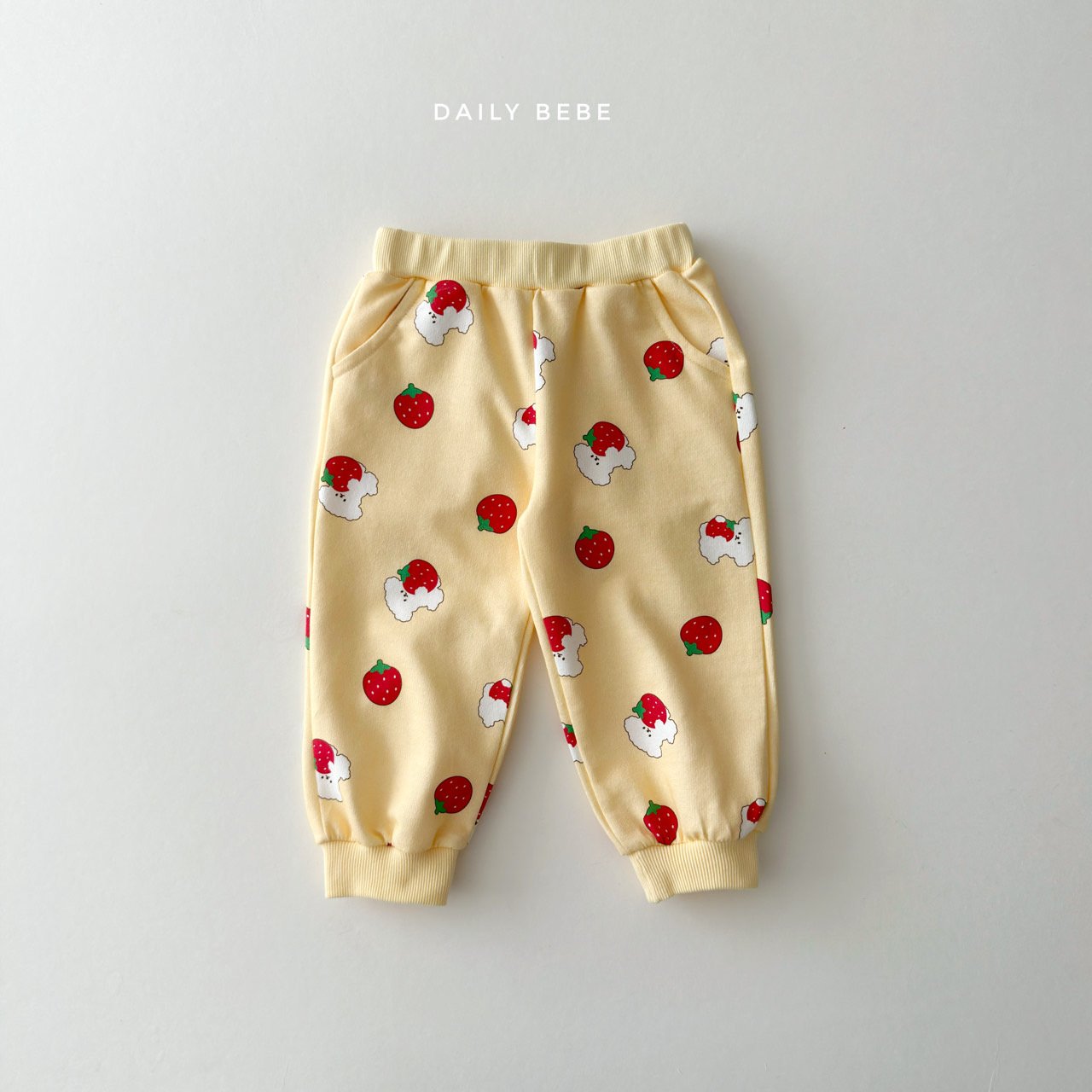 韓國童裝 26春 | DD09 小熊草莓套裝 (75~140cm)