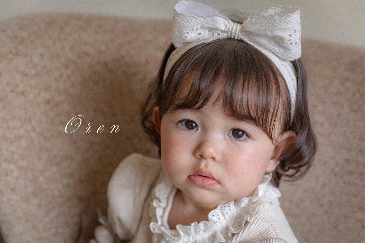 韓國童裝 25秋 | OR25307 Ribbon Hairband