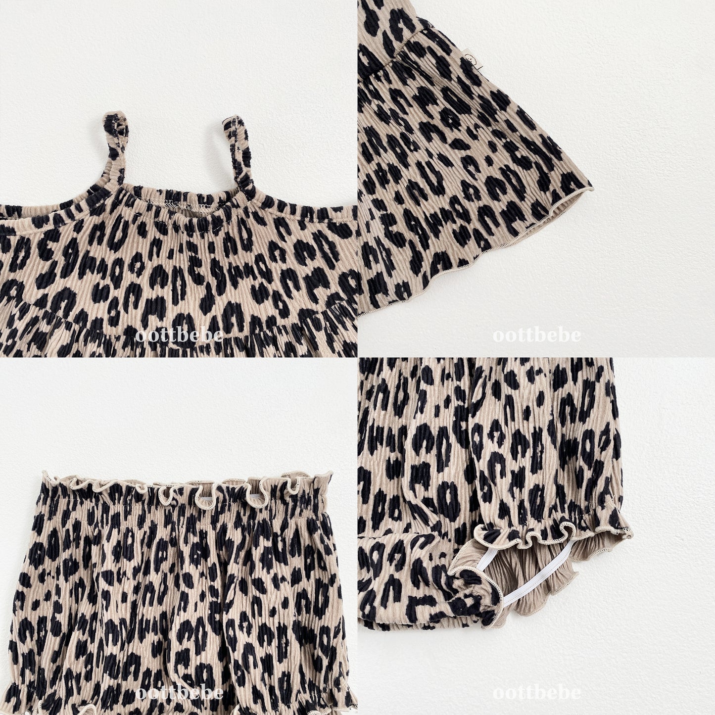 韓國童裝 | OT25348 Roar! Baby Top and Bottom set