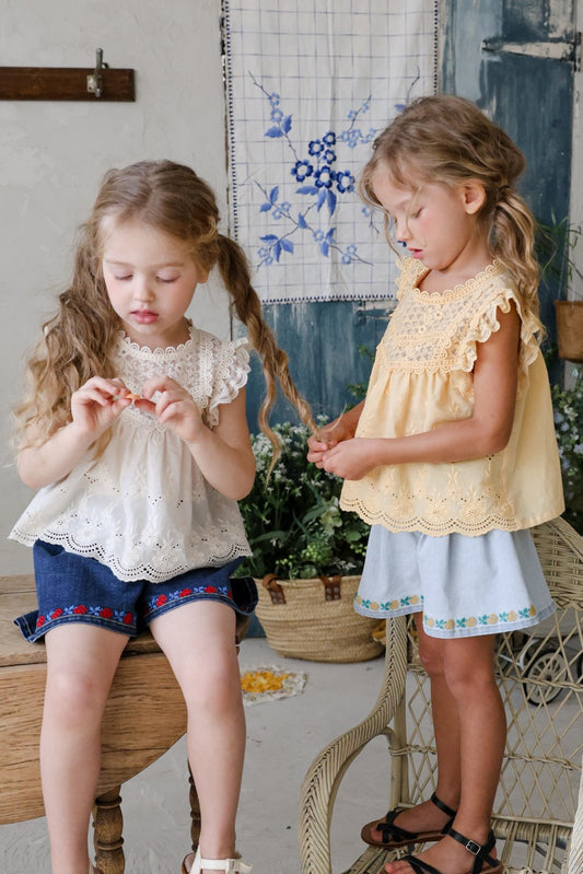 韓國童裝 26夏| FU28 Mio Blouse 米奧襯衫 (90-140cm)