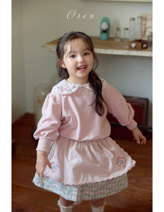 韓國童裝 26春 | OR57 Colette Floral Skirt (85~120cm)