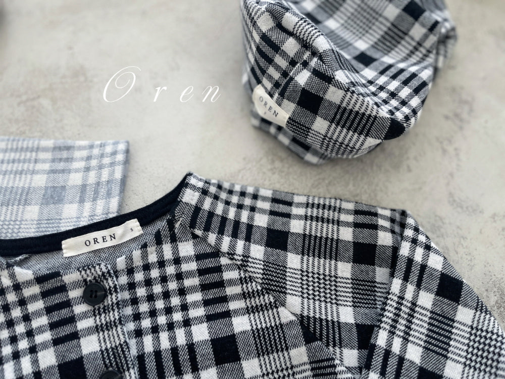現貨▷ OREN Check Cardigan