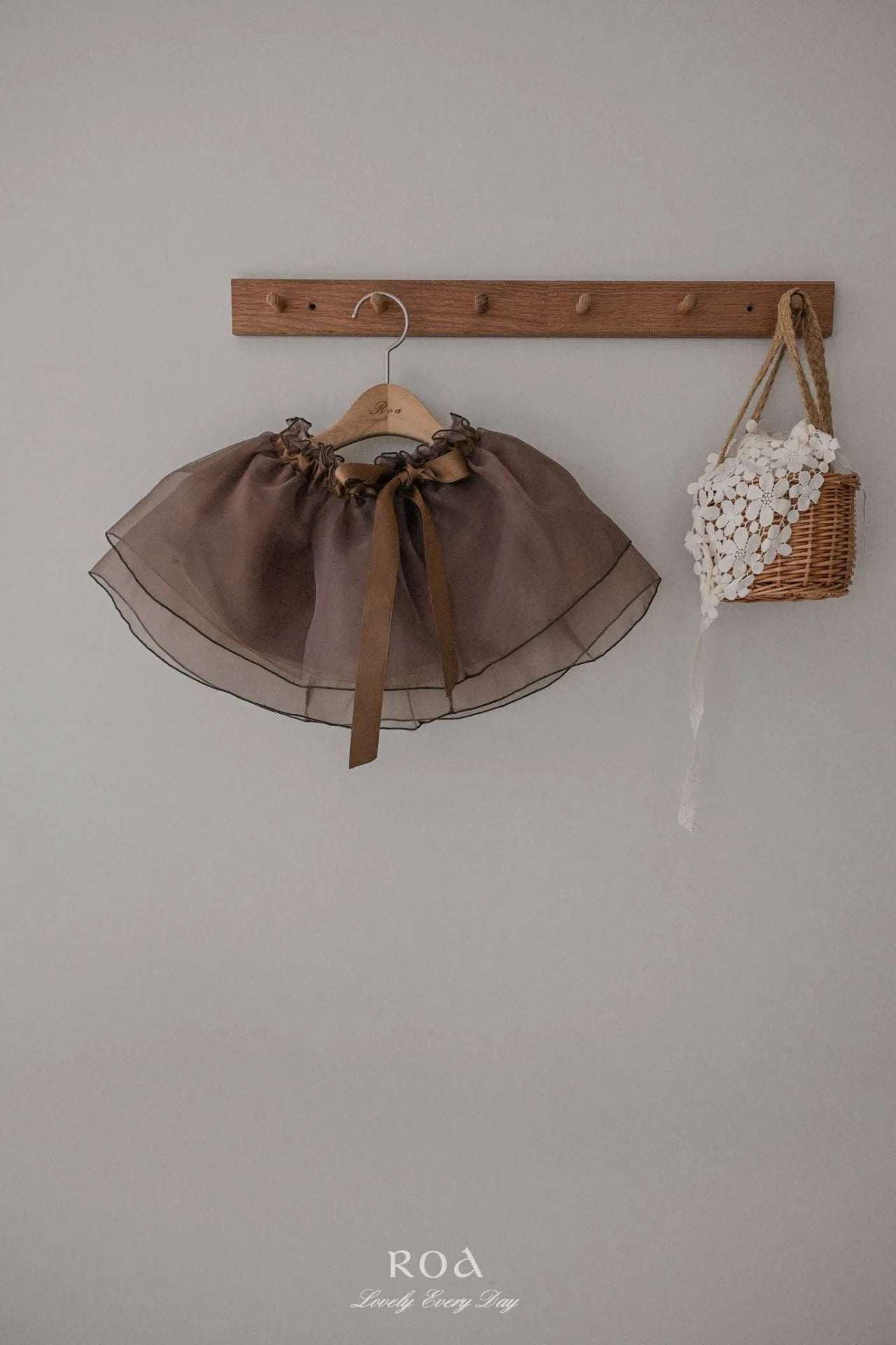 韓國童裝 26春 | RO18 Double Organza Skirt (80~120cm)