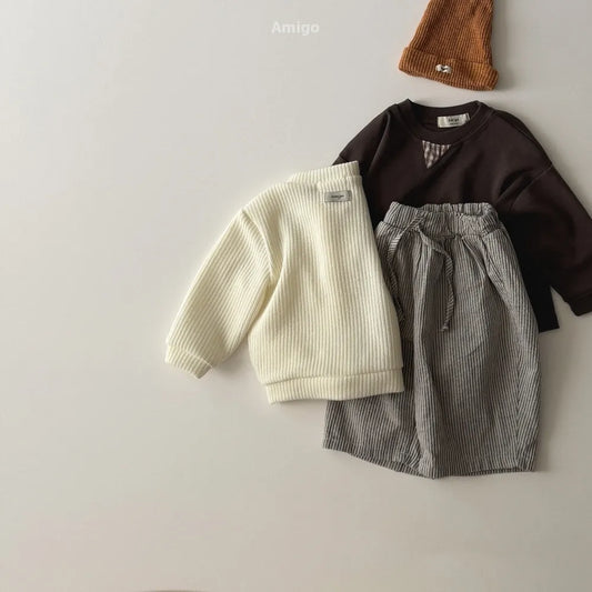 韓國童裝 26春 | AM19 Highneck Cardigan (80~120cm)