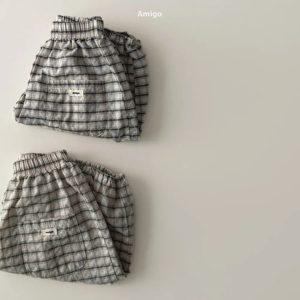 韓國童裝 26春 | AM40 Strip Joggings Pants (80~120cm)