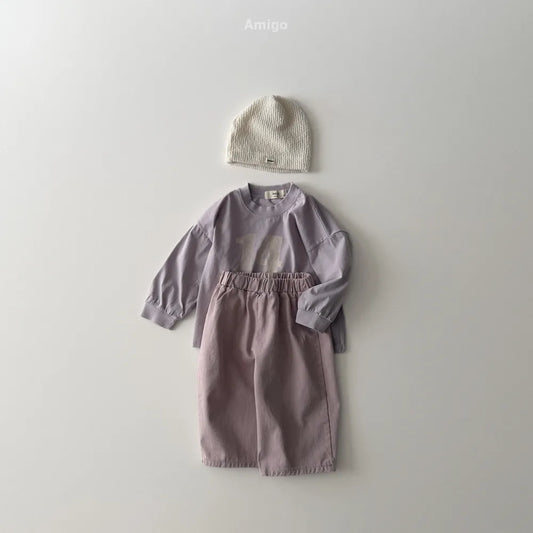 韓國童裝 26春 | AM34 Straght Basic Pants (80~120cm)